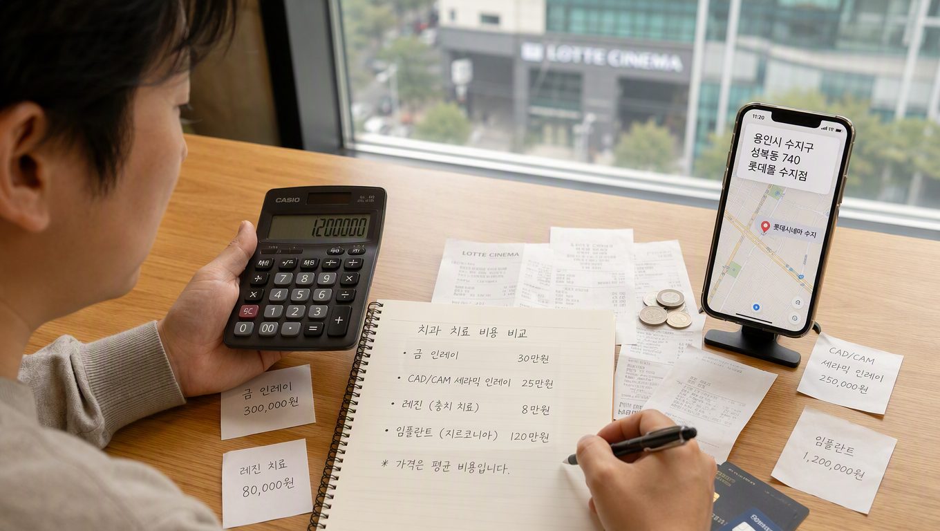 용인 치과 의원 위치와 진료시간, 비용은 어떻게 확인하나요?